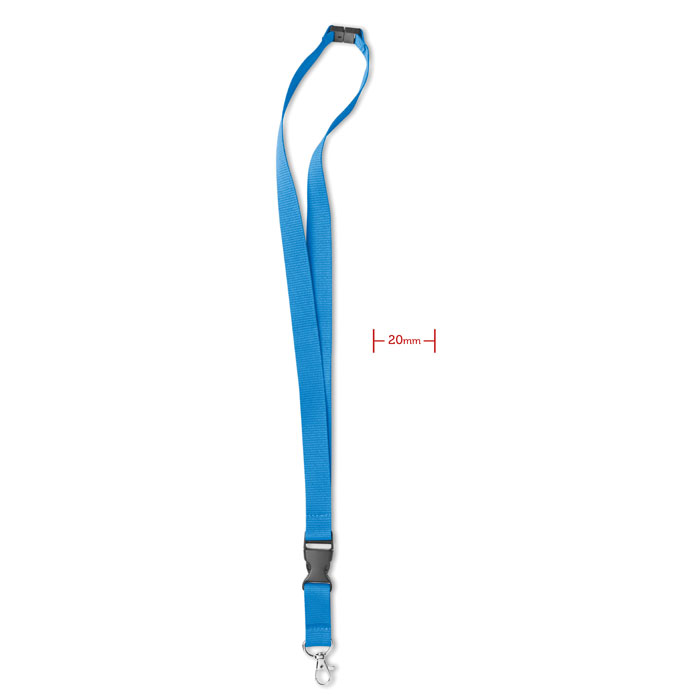 LANY - Lanyard hook and buckle 20 mm - Turquoise