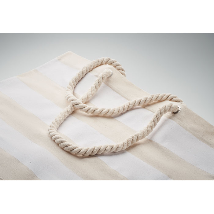 HEAVEN STRIPE - Cotton beach bag 220 gr/m²