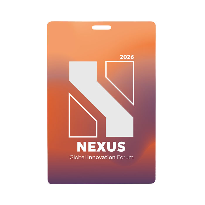 BADLARGE - Lanyard badge 120 x 80mm