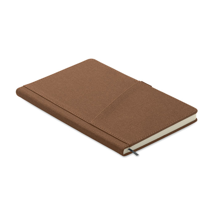 CINCO - A5 notebook PU front pocket - Brown