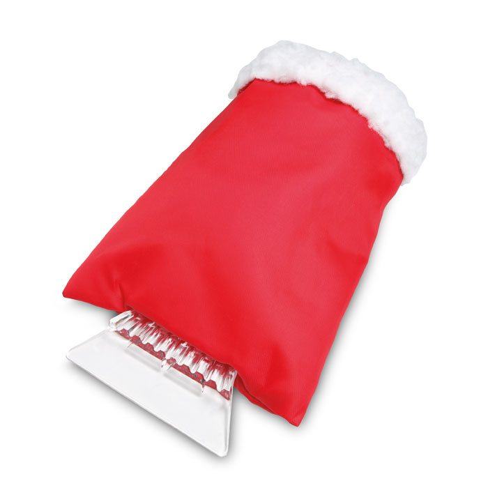 WARMIX - Car ice scraper w/ mitten - Red