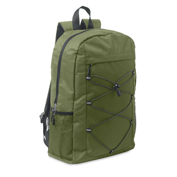 HIGE - 600D RPET polyester backpack - Army Green