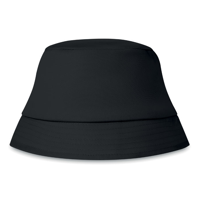 BILGOLA - Bucket hat cotton 160 gr/m² - Black
