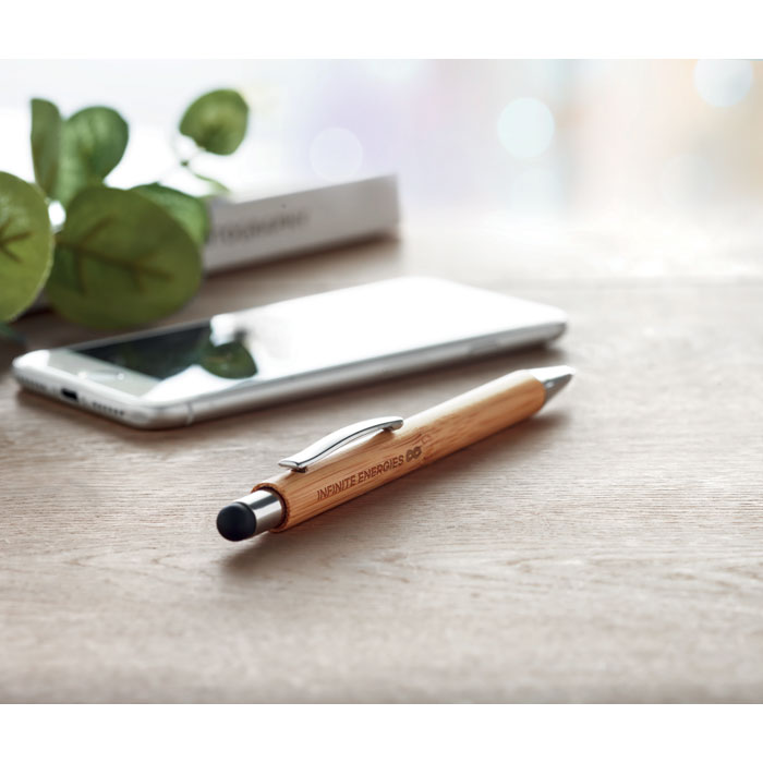 BAYBA - Bamboo stylus pen blue ink
