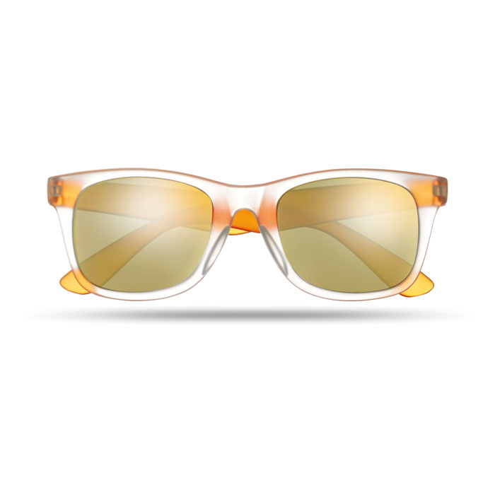 AMERICA TOUCH - Sunglasses with mirrored lense - Orange