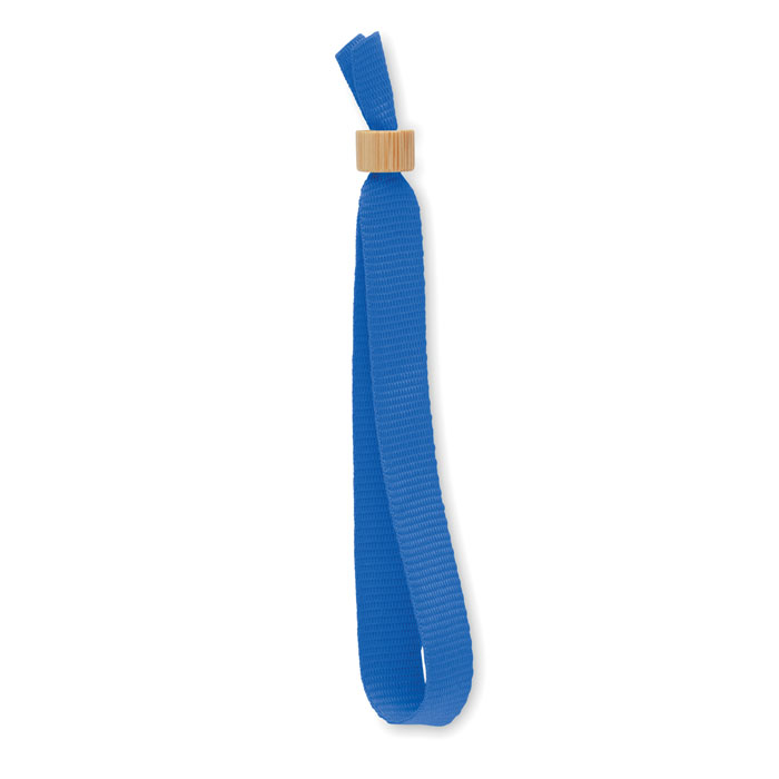 FIESTA - RPET polyester wristband - Blue