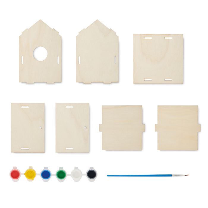 PAINTHOUSE - DIY wooden bird house kit