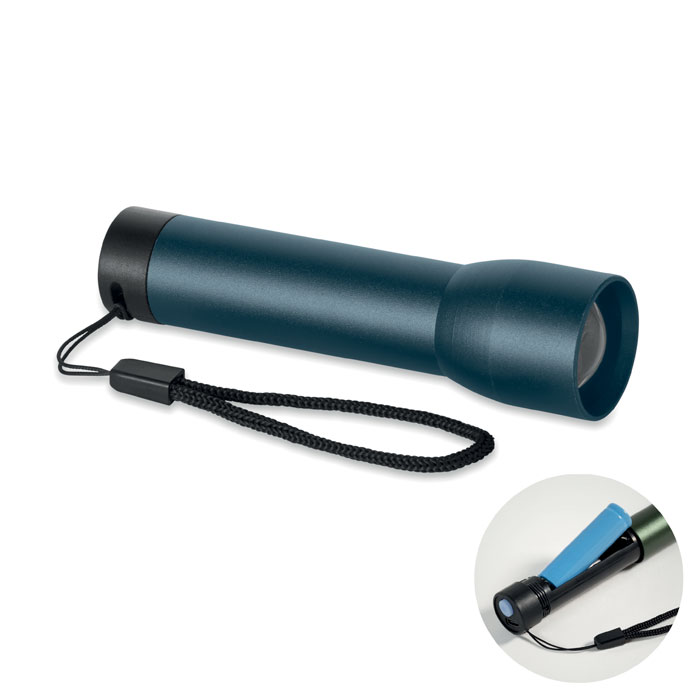 LUMEZO - Aluminium rechargeable torch - French Navy