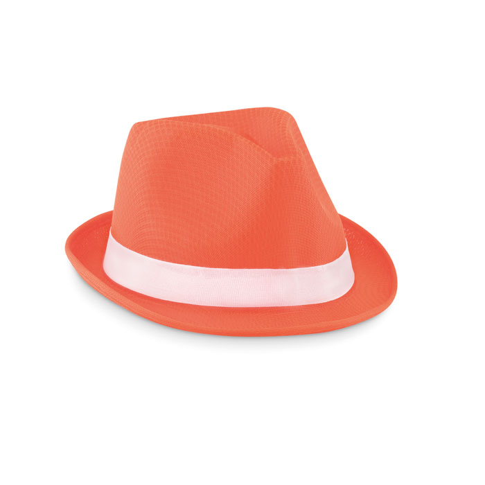 WOOGIE - Coloured polyester hat - Orange