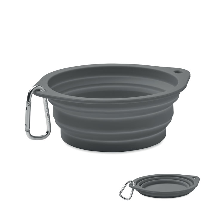 KOLAPDIER - Portable pet bowl 350 ml - Stone Grey