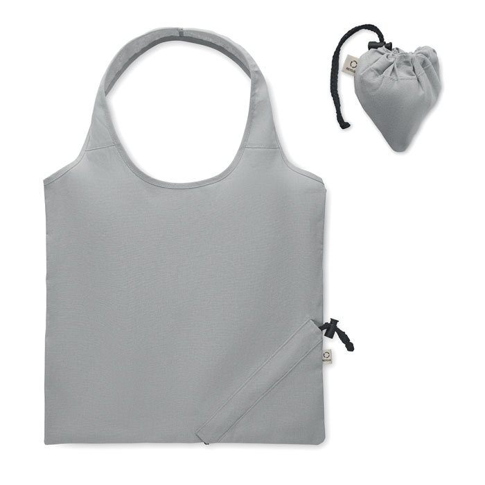 CARRIE COLOUR - Foldable shopping bag 140 gr/m² - Grey