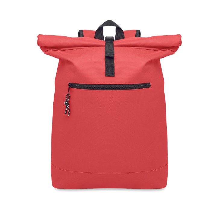 IREA - 600Dpolyester rolltop backpack - Red