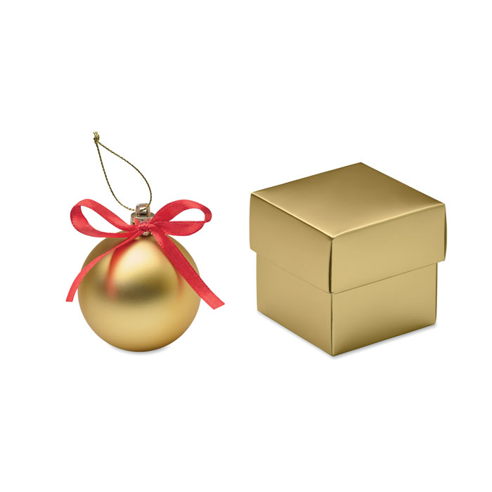 BELLES - Christmas bauble gift box - Gold