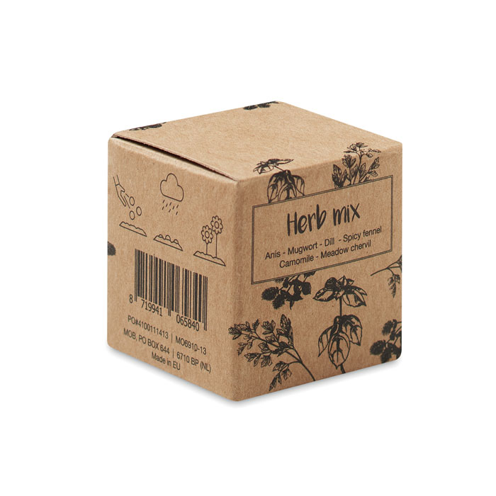 BOMBI III - Herb seed ball in carton box