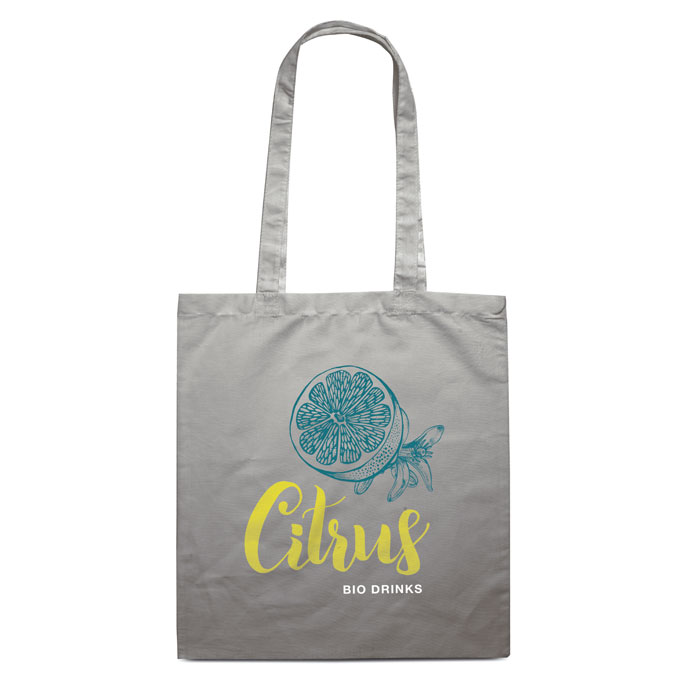 COTTONEL COLOUR + - 140gr/m² cotton shopping bag