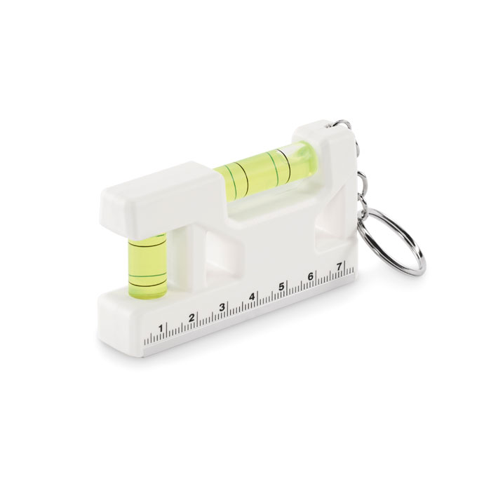 MAGEVEL - Magnetic level ABS key ring - White