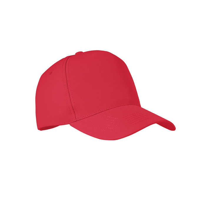 SENGA - 5 Panel rpet cap 210 gr/m² - Red
