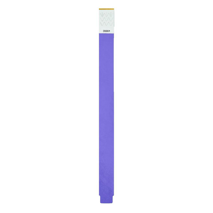  TYVEK - One sheet of 10 wristbands