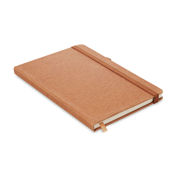BAOBAB - Recycled PU A5 lined notebook - Brown