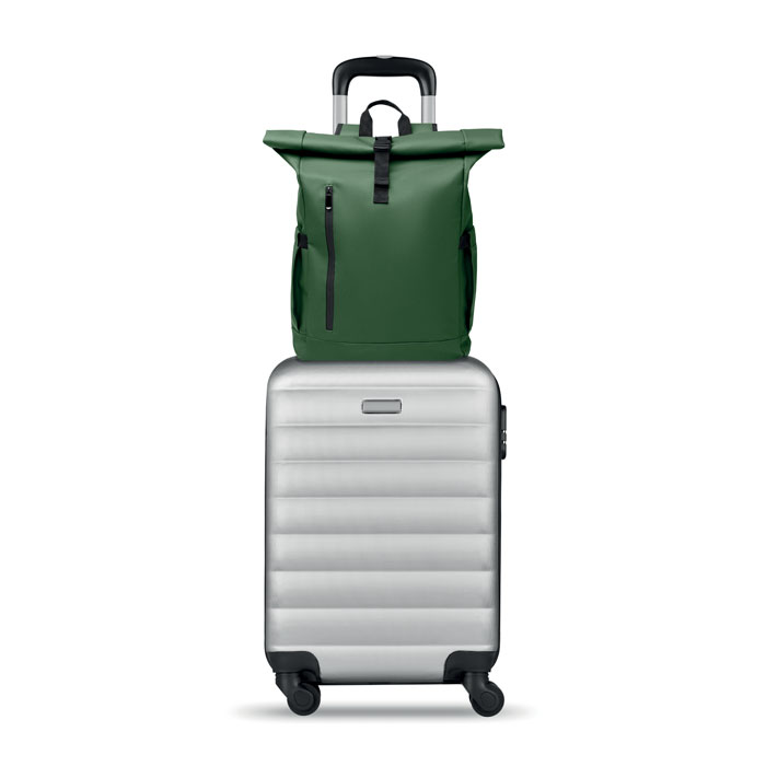BANGKOK ROLL - Rolltop laptop rucksack 600D