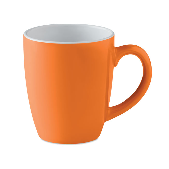 COLOUR TRENT - Ceramic coloured mug 290 ml - Orange