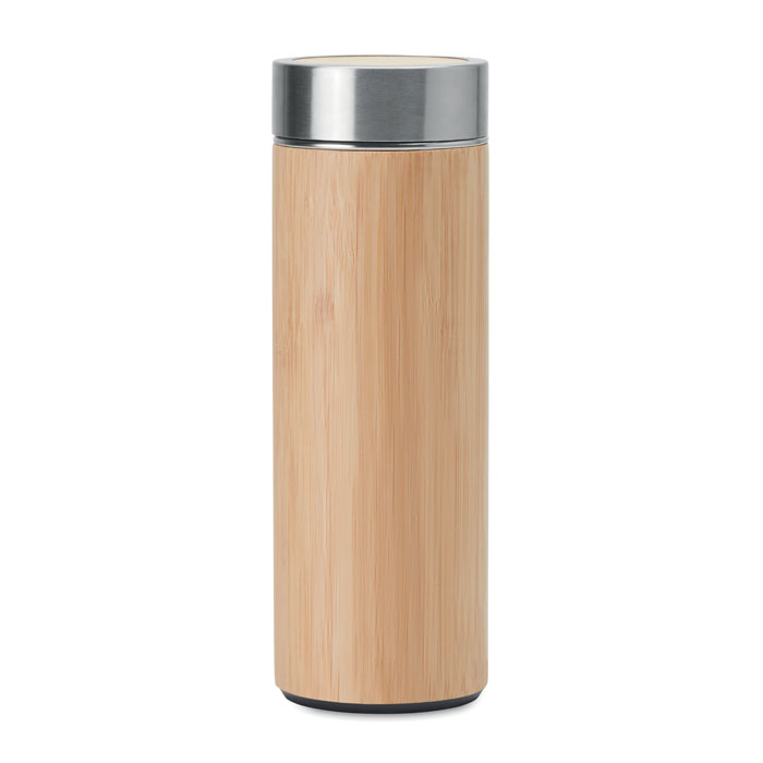 BATUMI - Double wall bamboo flask 400ml - Wood
