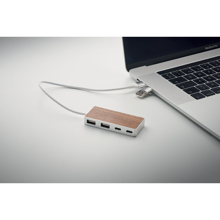 UBAH - USB hub 4 ports 27,5 cm