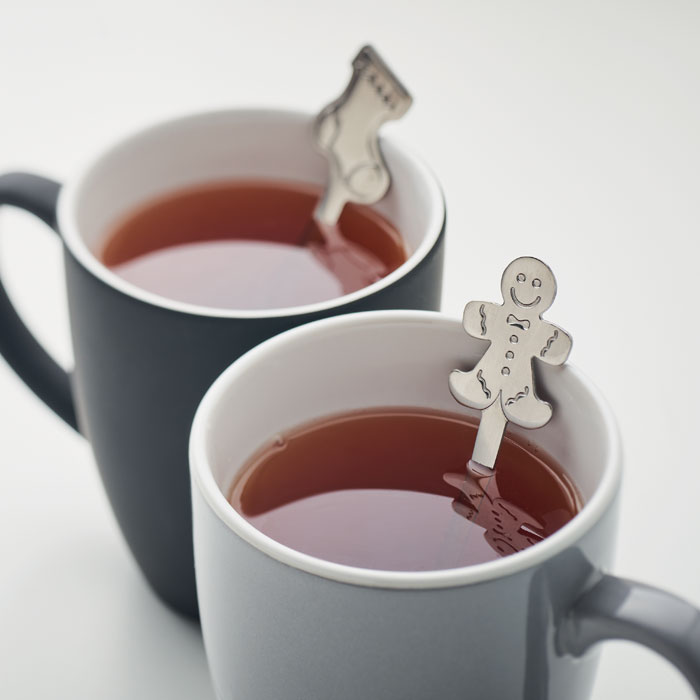 CHIP SET - Set of 4 Christmas tea spoon