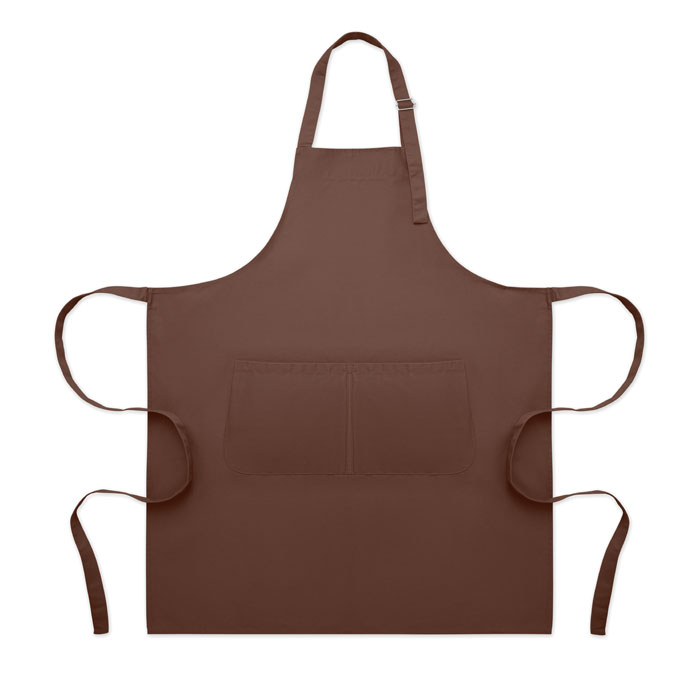 GALA - Adjustable kitchen apron - Chocolate
