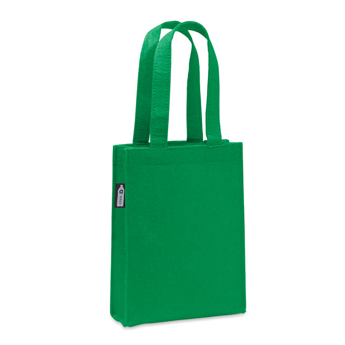 FELTOTE - Small RPET felt gift bag - Green