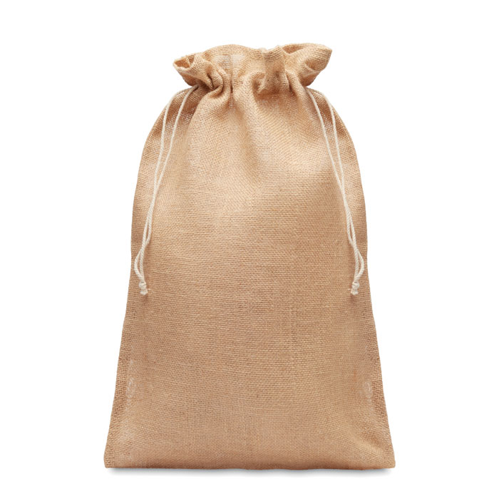 JUTE LARGE - Large jute gift bag 30x47 cm