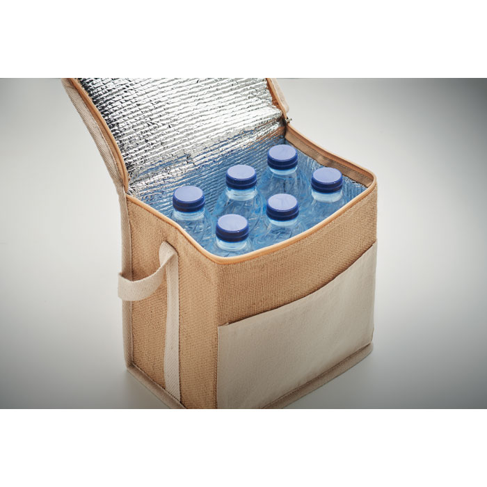 LONA - Jute and canvas cooler bag 3L