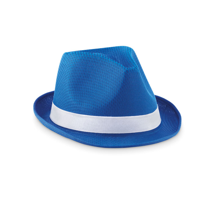 WOOGIE - Coloured polyester hat - Royal Blue