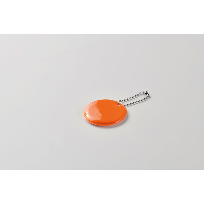 GRIN - Round reflective keyring