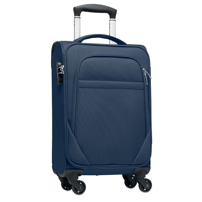 VOYAGE - 600D RPET Soft trolley - Blue