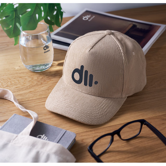 WALE - Corduroy 5 panel baseball cap