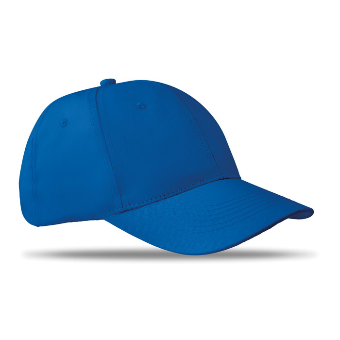 BASIE APOLLO - 6 Panel baseball cap 160 gr/m - Royal Blue