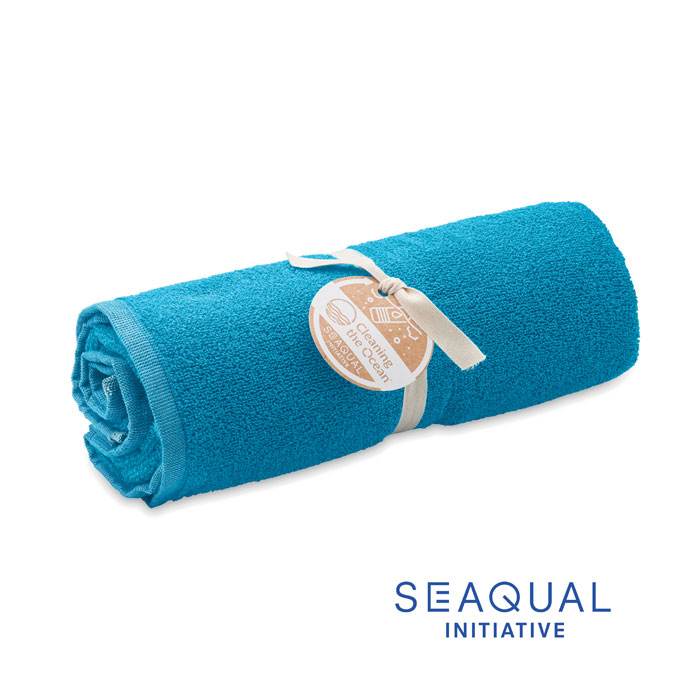 WATER - SEAQUAL® towel 100x170cm - Turquoise