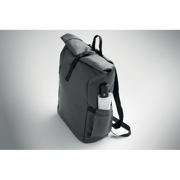 BANGKOK ROLL - Rolltop laptop rucksack 600D