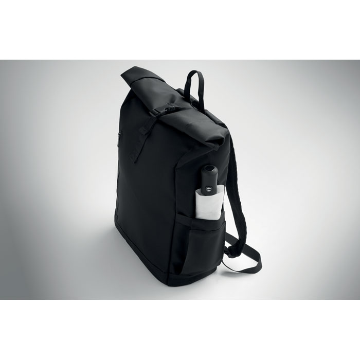 BANGKOK ROLL - Rolltop laptop rucksack 600D