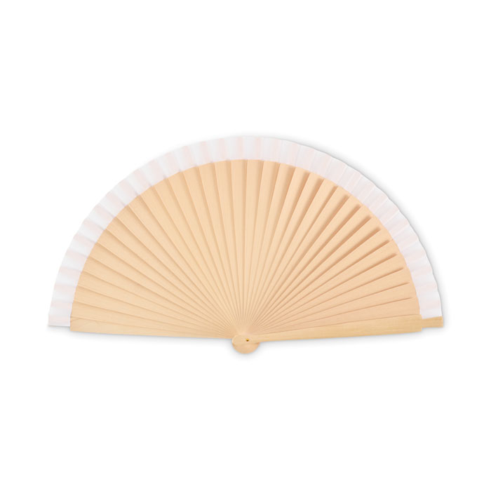 WOODFAN - Wooden hand fan - White