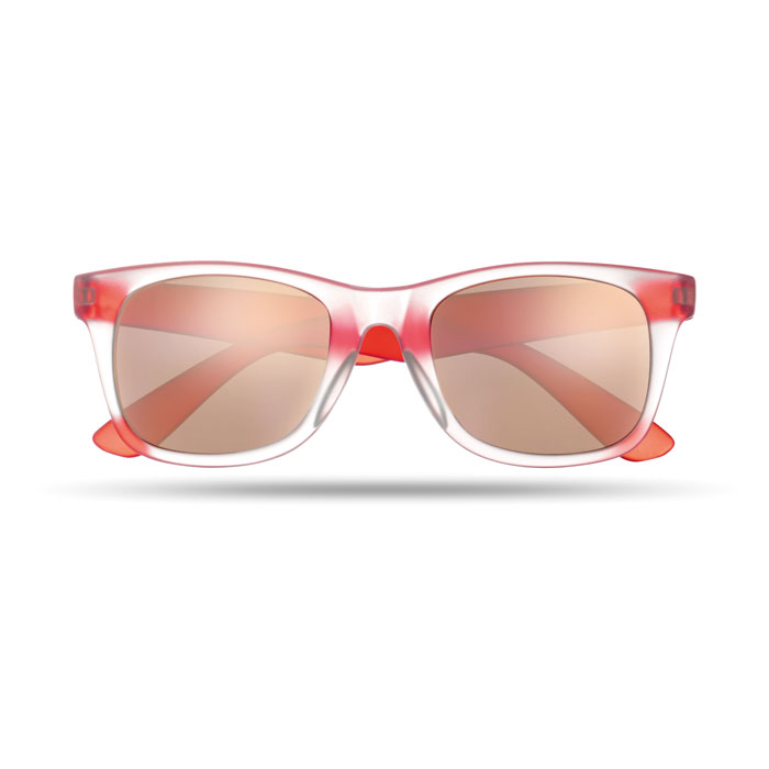AMERICA TOUCH - Sunglasses with mirrored lense - Red