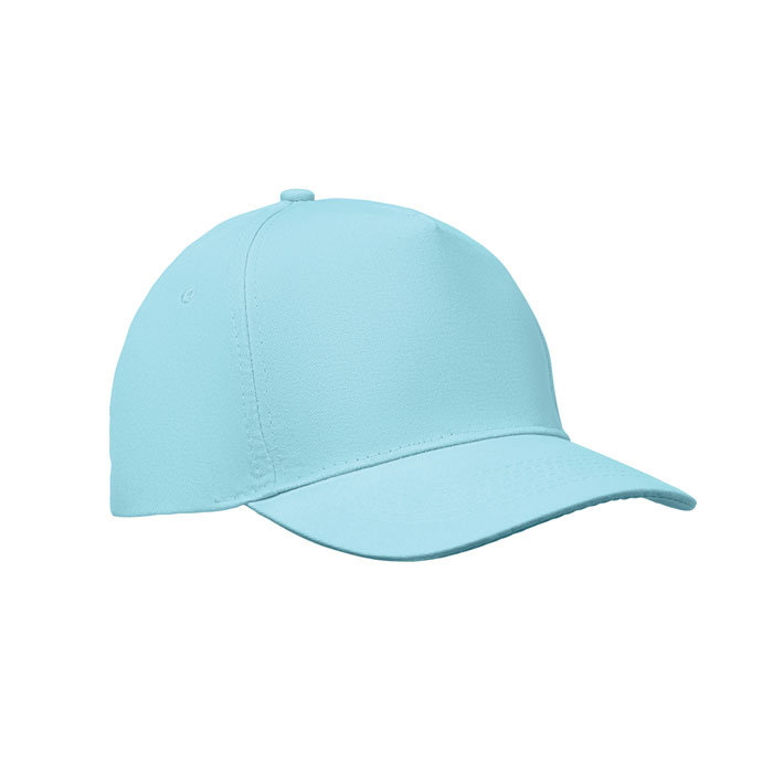 SUNNY - 5 panel baseball cap 180 gr - Baby Blue