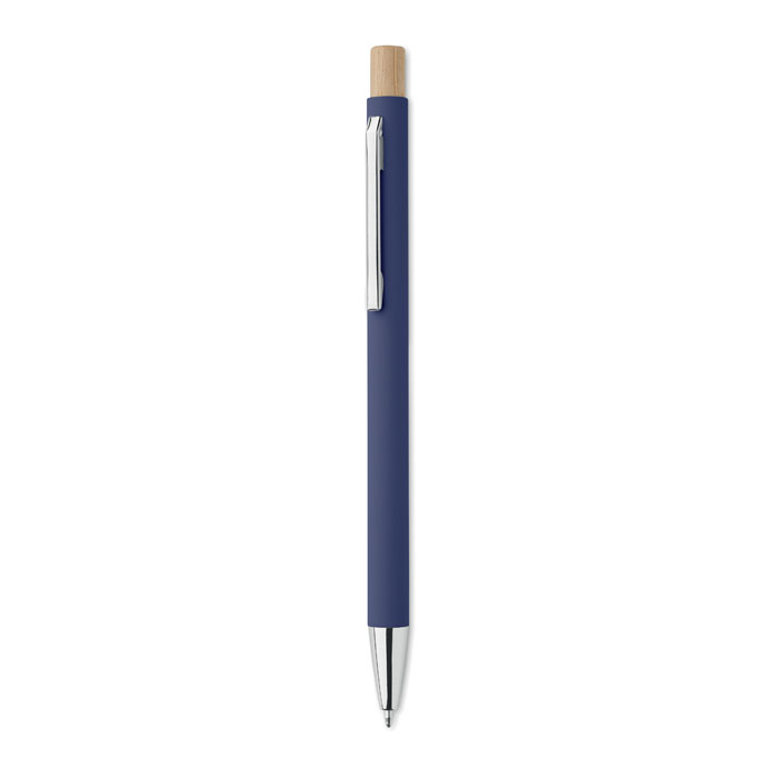 BERGAMO - Recycled aluminium ball pen - Blue