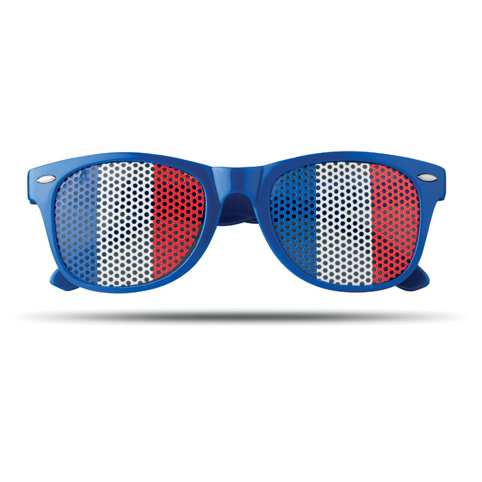FLAG FUN - Glasses country - Royal Blue