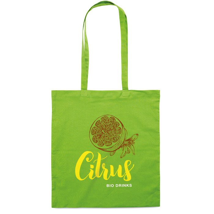 COTTONEL COLOUR + - 140gr/m² cotton shopping bag