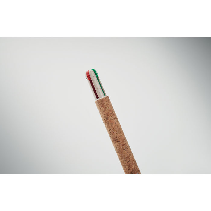 ARBOCHO - Cork 4-colour ink ball pen