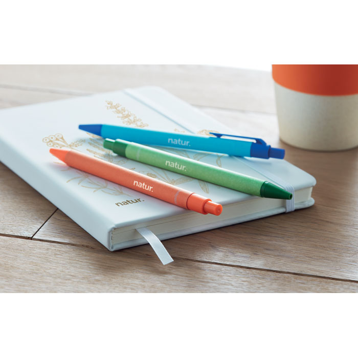 CARTOON COLOURED - Paper/PLA corn ball pen