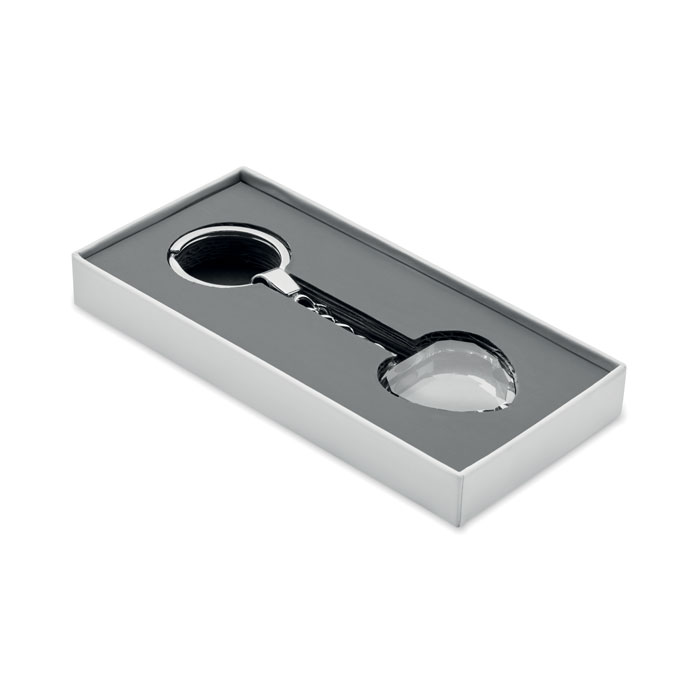 HEARTWARD - Glass heart award key ring