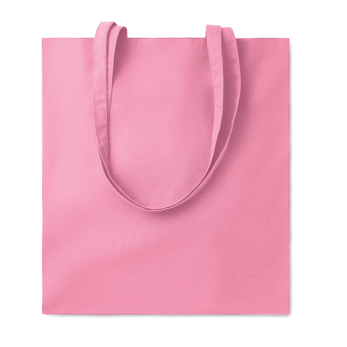 COTTONEL COLOUR++ - 180gr/m² cotton shopping bag - Baby Pink